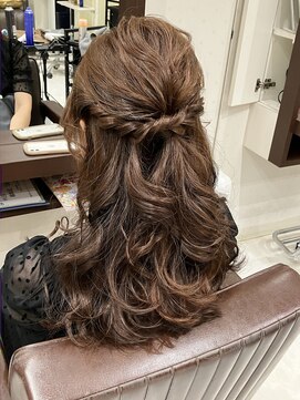 ヘアースペース ミツオ(hair space MITSUO) 甘い☆ハーフアップ