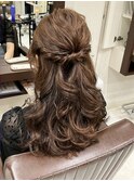 甘い☆ハーフアップ