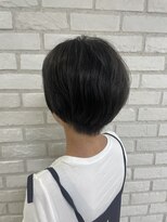 アッシュ 稲田堤店(Ash)&nbsp;オリーブダークグレージュ×ショートボブ