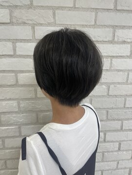 アッシュ 稲田堤店(Ash) オリーブダークグレージュ×ショートボブ