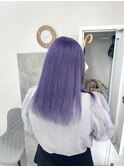 くびれヘアアプリコットオレンジハイライトカラーブルーカラー