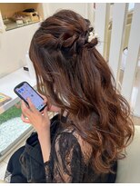 エミュ 天文館店(eMu)&nbsp;お呼ばれハーフアップアレンジ