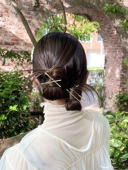 ルナクレセント (Luna crescent)の写真/平日限定お得なクーポン配信しております！[平日限定通常ヘアセット12時～￥2200/お電話予約で￥2000]