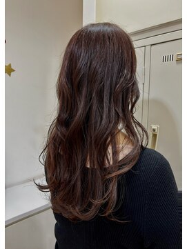 ピンクブラウンカラー