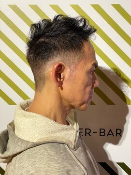 バーバーバー 四谷(BARBER-BAR) ビジネス爽やかジェントルフェードクロップスタイル
