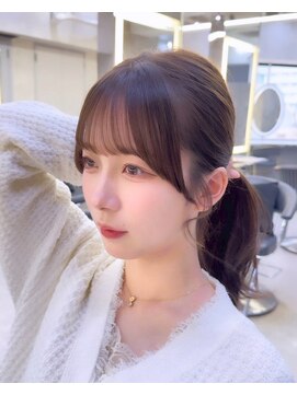 ロンドアヴァントゥス 池袋(Lond aventus) 韓国レイヤー/韓国風/ボブ/髪質改善/黒髪/ブリーチなし〔池袋〕