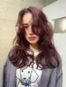 【似合わせカット＆ダメージレス透明感カラー】カット＋カラー