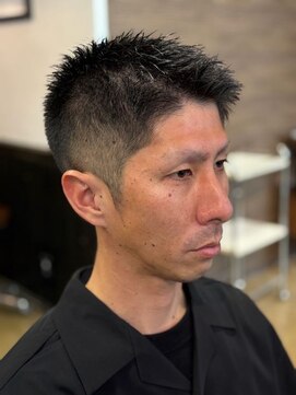 ワンワンオー バーバーショップ 博多店(@110 BARBER SHOP) ツーブロックショートカルマヘアスリックバックジェットフェード