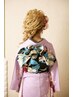 振袖着付け+ヘアセット￥11000