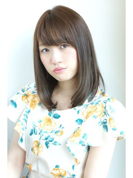 ヘアーズ キュア(hair's Cure) ストレートミディ