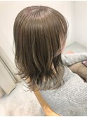 透明感カラー!オリーブベージュ