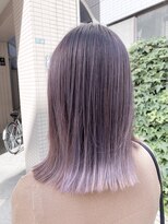 ヘアーアンドメイク ブロッサム 志木南口店(HAIR&MAKE Blossom) ラベンダーベージュグレージュブリーチダブルカラー志木新座