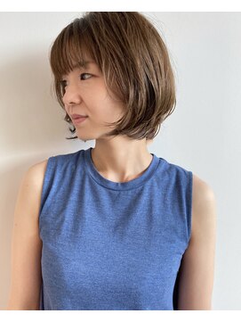 トップヘアーヒルズ 安城(TOP HAIR HILLS) サマーショート【ボブ】/ニュアンスカラー/ボブパーマ