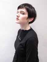 ココ 本八幡(KOKO)&nbsp;黒髪クラゲヘアーオリーブグレー小顔ココアベージュショート