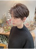 《花屋併設》ベージュショートカット@20代30代40代