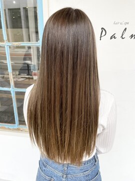 ヘアー アンド スパ パーム(hair and spa palm) 髪質改善☆ハイライト×縮毛矯正