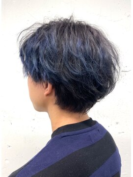 アンドブルー(and blue) 毛先blue☆