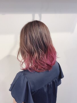 ティーノ(TINO by ganesha) 裾カラー☆モーブピンク