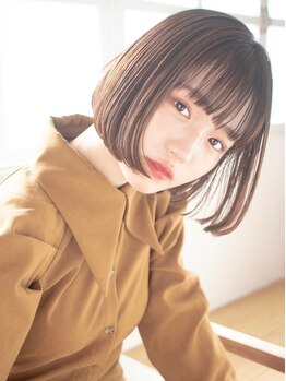 エイト 恵比寿店(EIGHT ebisu)の写真/[恵比寿]うねりを抑えナチュラルストレートに◎【縮毛矯正+Cut¥9900】艶感ストレート☆カラー同時+¥3300～