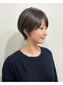 ショートボブ/大人巻き/ぷつっとボブ/ナチュラルモード/銀座駅