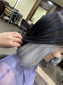 アマラ 立川(amara) インナーカラー