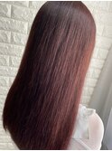 【LUNON】髪質改善カラー×ガーネットピンク