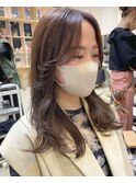 大人可愛い グレージュカラー シルキーベージュ デザインカラー