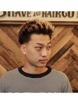 バーバーショップ スバル(BARBERSHOP SUBARU) ＜理容室＞＜バーバー＞ハイトーンザクザクスパイキー無造作
