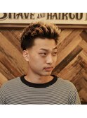 <理容室><バーバー>ハイトーンザクザクスパイキー無造作