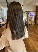 ぷつっとロング&オリーブグレージュ