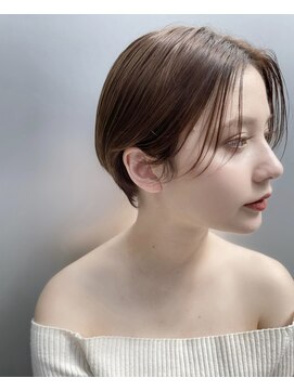 キース ヘアアンドメイク 恵比寿(kith. hair&make) ショート 丸みショート マッシュショート 前髪カット 恵比寿