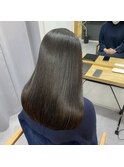 20代 30代 40代 艷髪 艶ロング オリーブカラー カシスカラー