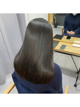 イニット 奈良新大宮(init.) 20代 30代 40代 艷髪 艶ロング オリーブカラー カシスカラー