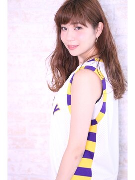 ソア 武蔵小杉(SOAR) ショコラアッシュとふんわりカールの小顔ヘルシースタイル