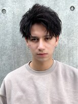 アーリー(Ali'i)&nbsp;ソフトツイストパーママッシュショートレイヤーアップバング