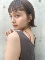 フィルムス 新宿(FILMS)&nbsp;斜めバング/グレージュカラー/デザインカラー/シルキーベージュ