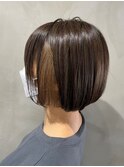 【札幌円山 ショートボブ/インナーカラー/デザインカラー】
