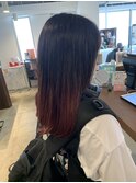 【和田貴行】グラデーションピンクレッド|ベビーピンク