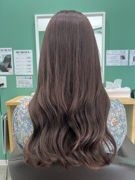 エルパライソ神中店 20代30代髪質改善ツヤ髪スタイルチョコレートブラウンカラー