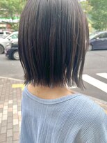 ネオリーブ アンド 渋谷店(Neolive &)&nbsp;斜めバング/グレージュカラー/シルキーベージュ/韓国/渋谷