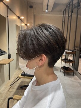 アクシー ヘアーアンドメイク(AXY HAIR&MAKE) ニュアンスパーマハンサムショートシークレットパーマ新宿