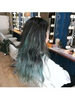 プレゼンス ブレインズ 下北沢(PRESENCE BRAINS)&nbsp;『PRESENCE BRAINS 下北沢』グラデーション×オーロラグリーン☆