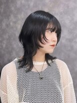 リル 溝の口(LiL) 顔まわりレイヤーとウルフカット