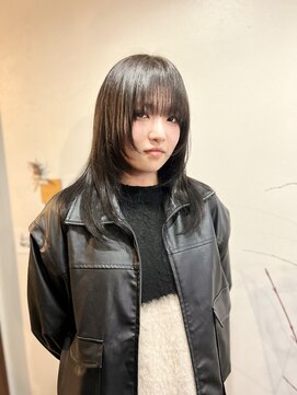 ラクレ(d.la cle) 顔まわりウルフとナチュラルアッシュ【ラクレ/西大分】