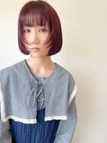 シイノ(Siino)&nbsp;ボブとカシスカラー