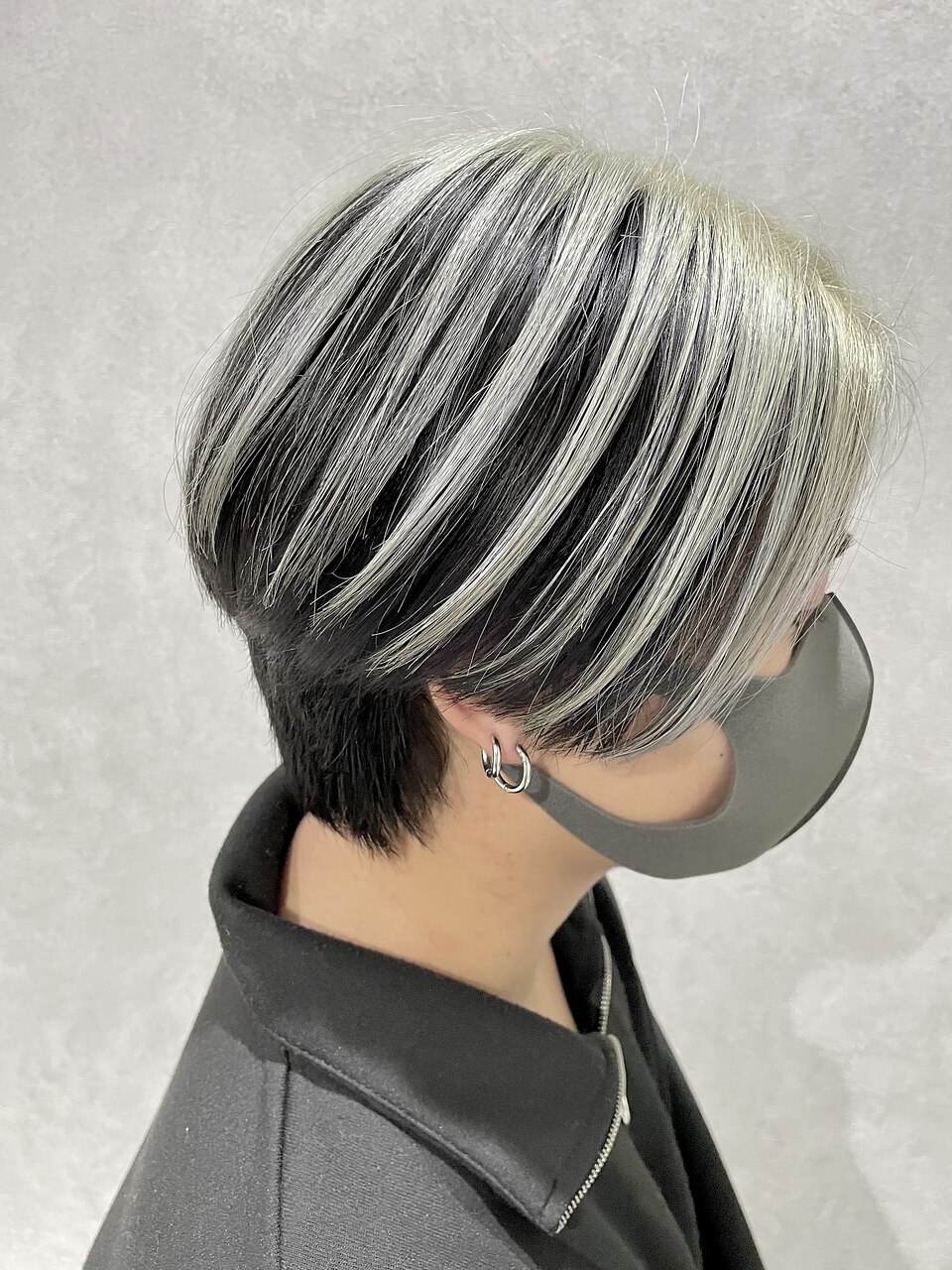 アンブレラカラーシルバーハイライトメッシュ～糸ito～HIRO