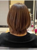 ショートカットショートボブハンサムショートグレージュカラー