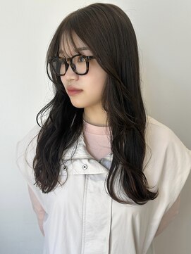 レシピ(recipe) olive color/透明感color/顔まわりカット