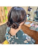 ツインヘアアレンジ