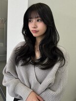 ソヨン 本厚木店(SOYON)&nbsp;黒髪×シースルーぱっつんバング